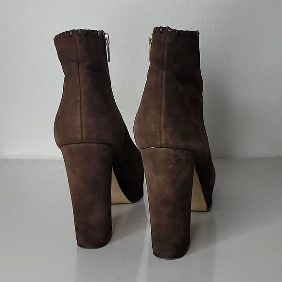 Marc Fisher Natasia Brown Suede Platform Boots. - Picture 2 of 13